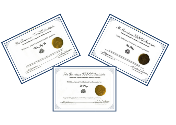 TESOL国际专家英语教师资格证